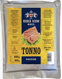 Marca Scudo Tonno Busta Olio Semi 1 KG